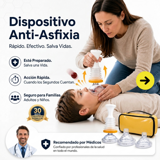 Safevac  Dispositivo de Emergencia para Asfixia Familiar
