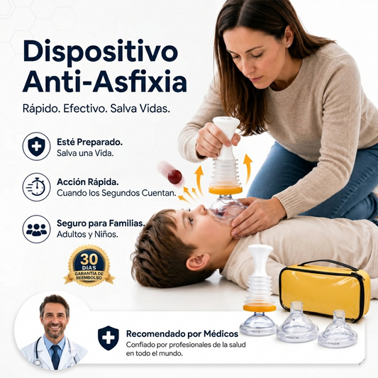 Safevac®  Dispositivo de Emergencia para Asfixia Familiar