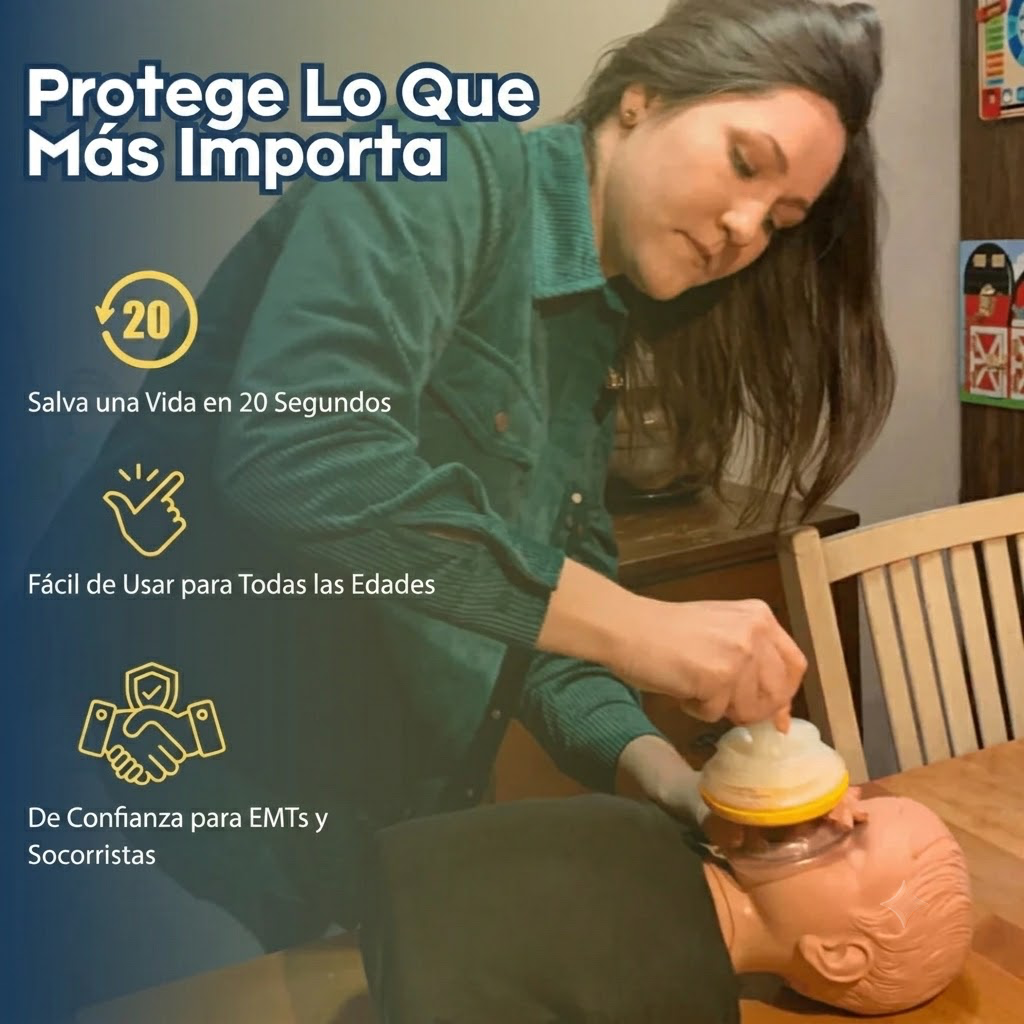 Safevac®  Dispositivo de Emergencia para Asfixia Familiar